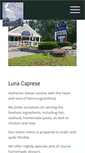 Mobile Screenshot of lunacaprese.biz